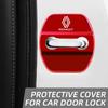 Interior Stickers For Renault Clio Captur Trafic Scenic 2 Megane 2 3 4 Kadjarle 4Pcs Titanium Alloy Car Door Lock Protective Cov