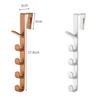 1/2/3/4PCS No Punch Door Hanging Behind Bedroom Door Hanging Strong Coat And Hat Rack Storage Rack Bathroom Clothes Hanger