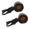 Motorcycle Retro   Grid LED Turn Signal Brake Light Metal   Blinker Flashes