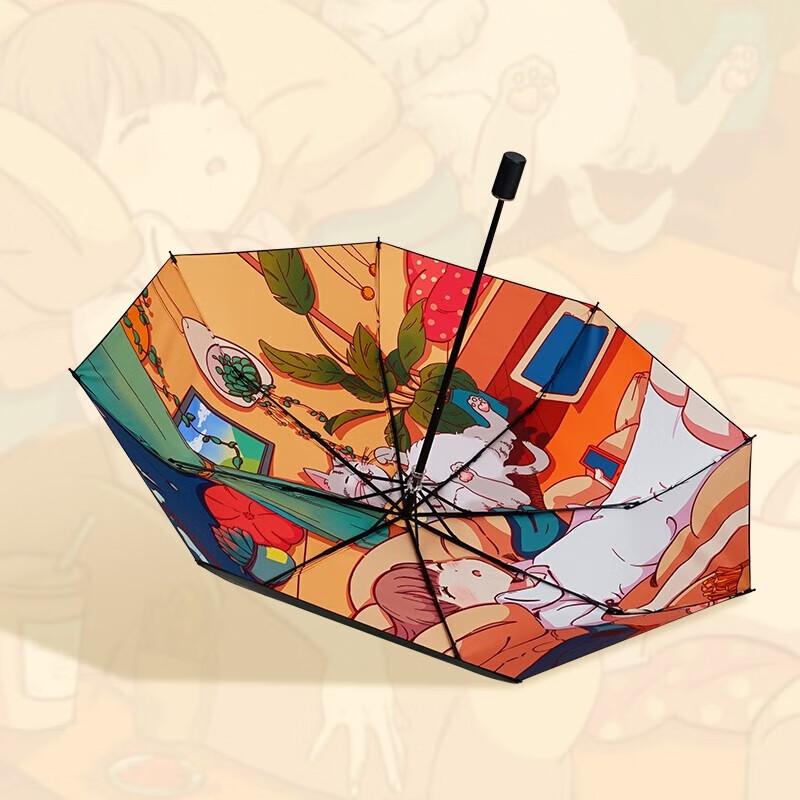 Hongye Sprungkatze Großer Dreifachschirm