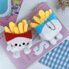 Cute French Fries Kitten Plush Pendant Energy Doll Children's Gift Schoolbag Keychain Pendant Doll