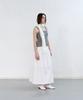 Loutaideu Cotton Shirring Skirt [White]