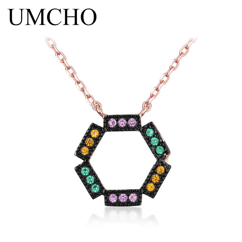 

UMCHO натуральное серебро 925 пробы, цепочки и ожерелья для женщин, повседневное офисное серебряное ожерелье, простые ювелирные изделия