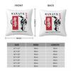 Kyokushin Karate Kanji Taijutsu  Square Pillowcase Cushion Cover Pillow Case Throw Pillow Cover for Home Sofa Living Room