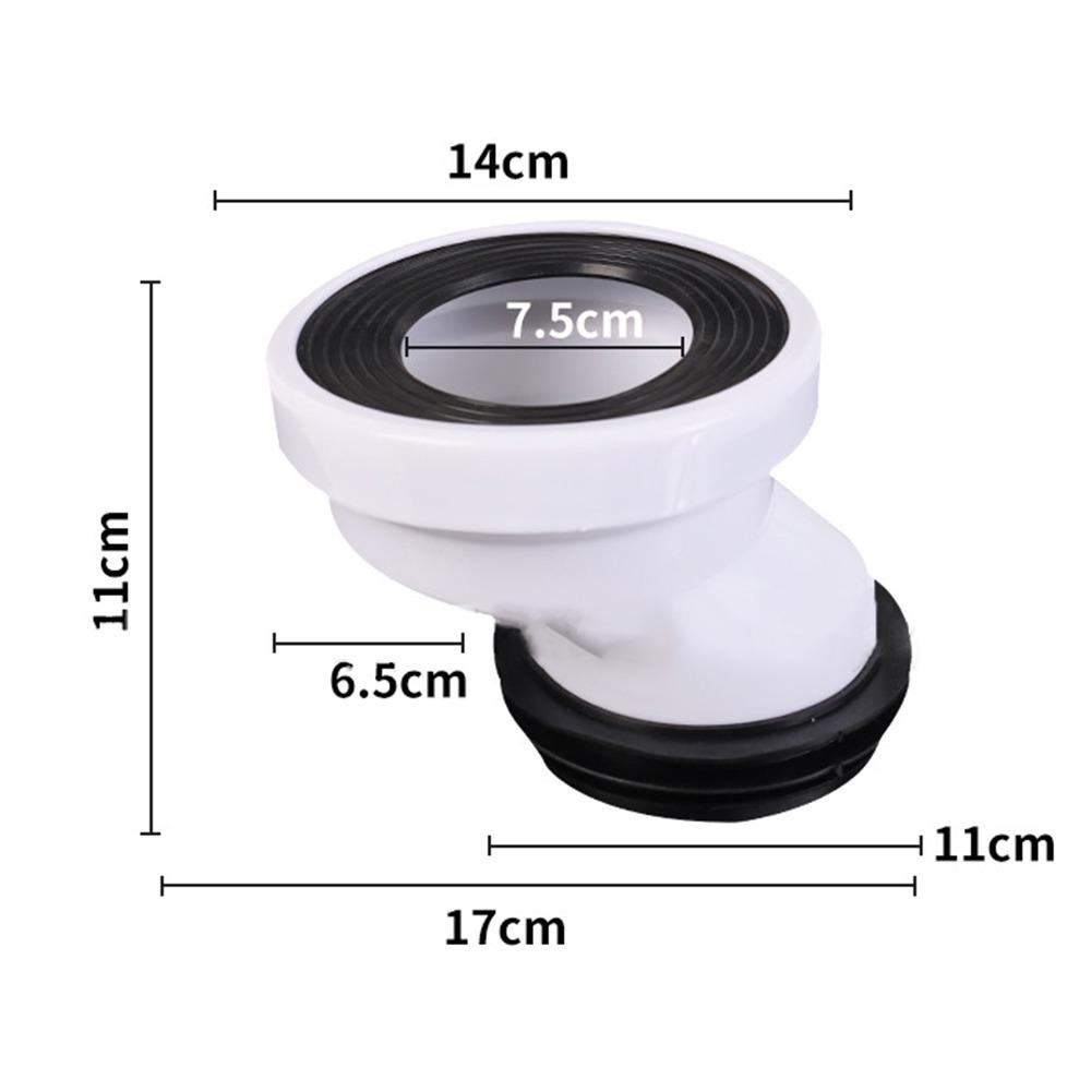 Adapter Toilet Drain Pipe Smooth Drainage Pipe Fittings  Toilet Accessories