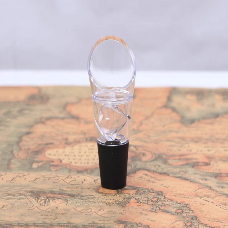 Mini Red Wine Aerator 360 Degrees Rotating Wine Pourer Decanter Cap for Bottles Bar Accessory