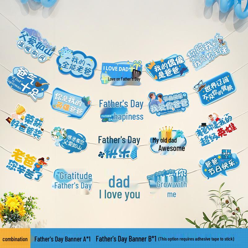 Father's Day Banner for School, Mall, or Store Decoration