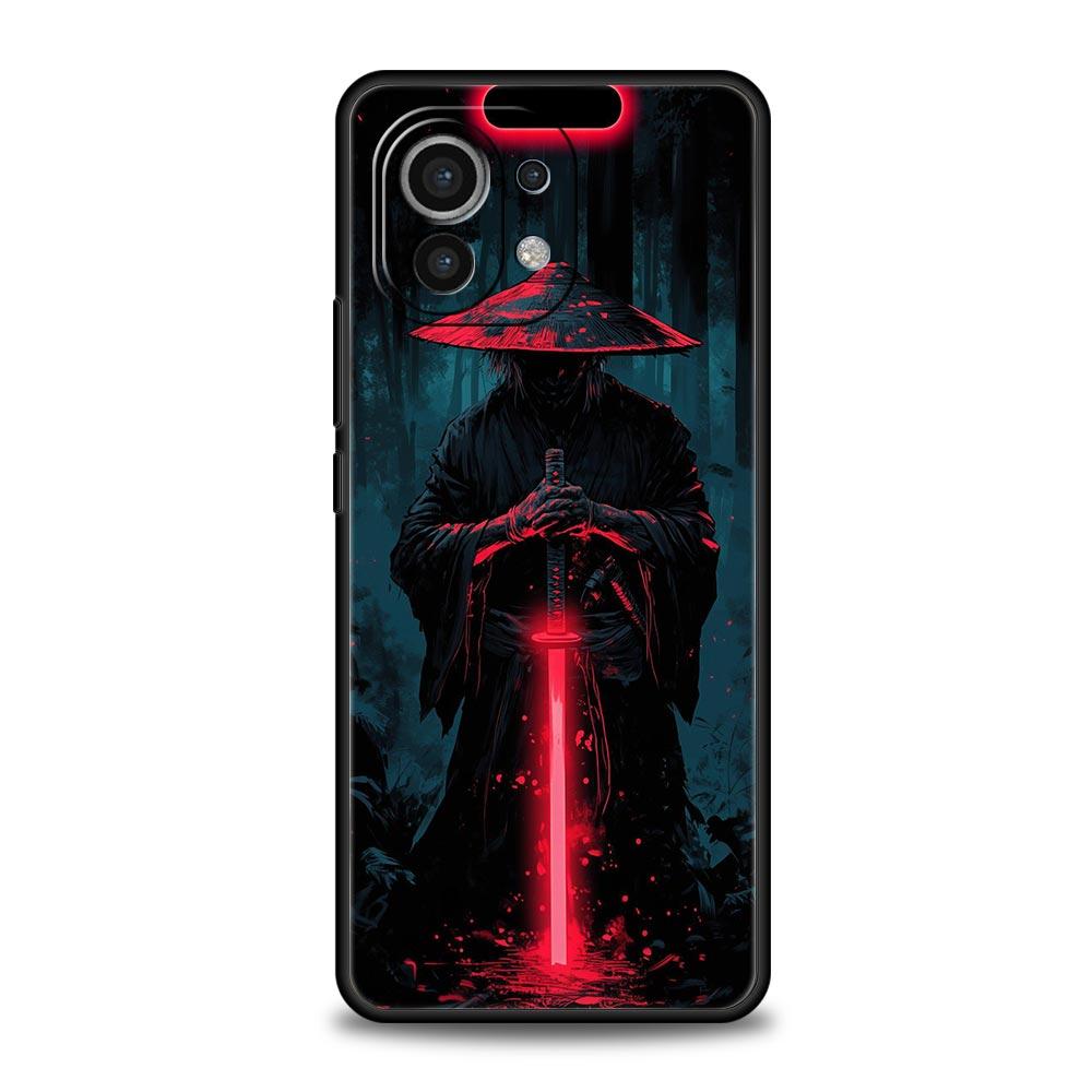 

Phone Case For Xiaomi Mi 15 14 13 12 11 Lite 14T 13T 12T 11T Pro Poco X7 X6 X5 X3 Pro F6 F5 F4 Cover Japanese Bushido Samurai For Mi 11 Lite