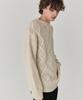KINETO Mohair Fisherman Sweater_Cream