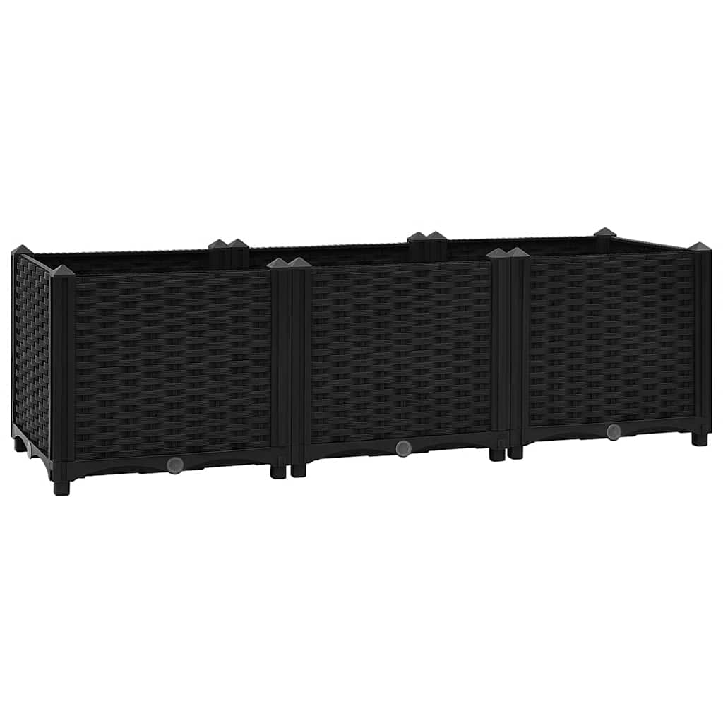 Vidaxl Donica Do Podniesionej Rabaty, 120X40X38 Cm, Polipropylen