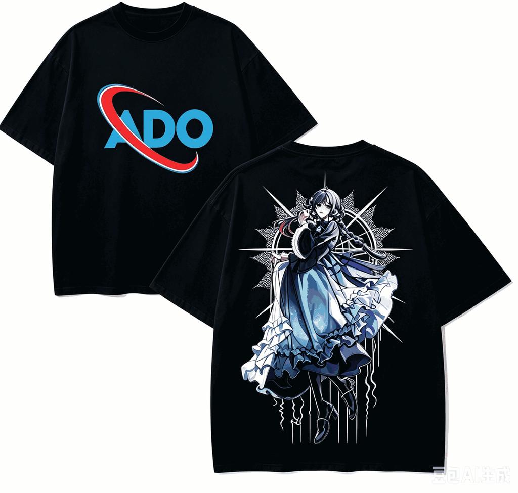 Ado Anime Lover TShirt Harajuku Cotton NewModel High Street Retro Fashion Oversized Unisex Classic High Quality Soft Gift Tees