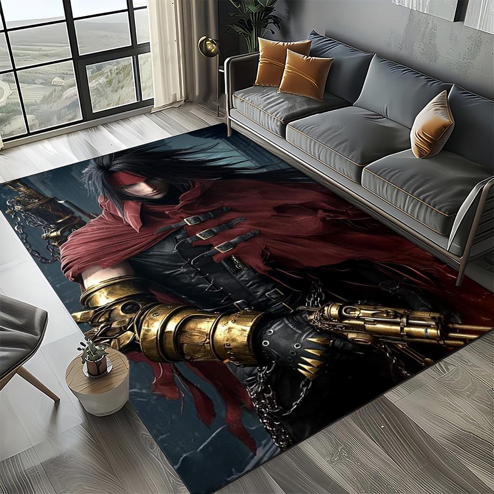 27 Style New Sephiroth Final Fantasy Games Cloud Tifa Aerith Carpet Rug for Living Room Bedroom Home Sofa,Kid Non-slip Floor Mat