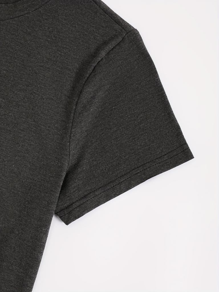 Funny Letter Print T-shirt, Casual Crew Neck Short Sleeve Summer T-shirt, Women's Clothing