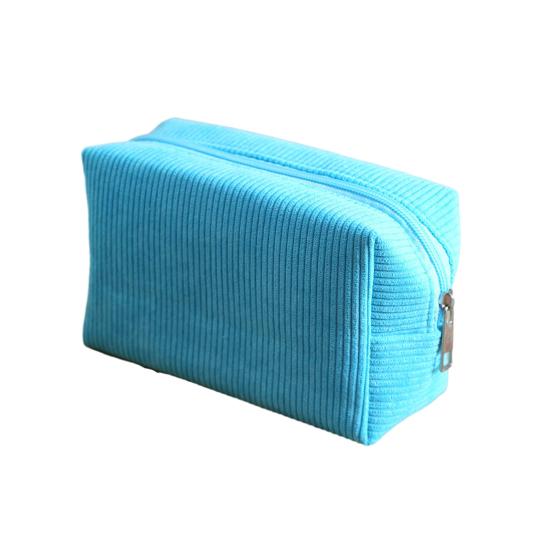 

Вельветовая косметичка, дорожный органайзер для туалетных принадлежностей, клатч, портативная, однотонная, косметичка синий