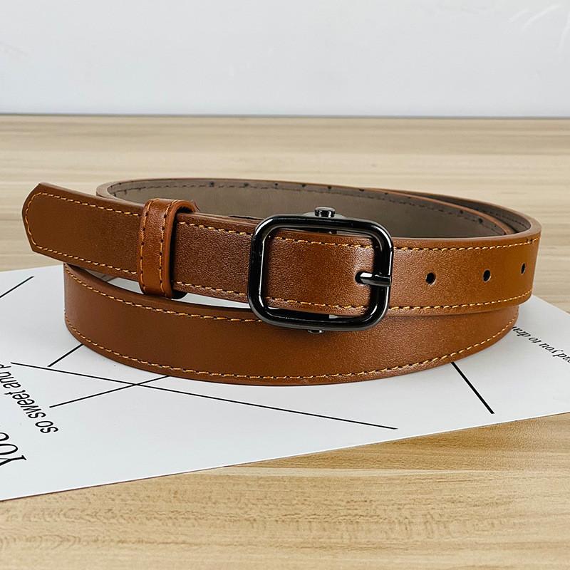 Fashionable Simple Womens Belt Metal Pin Buckle Outdoor Casual Band Waist