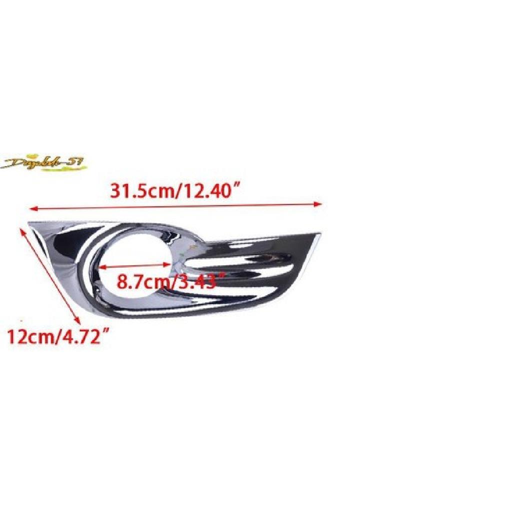 2x Fog Lamp Cover Trim Light Fit For Nissan Teana Altima 2013 -2015 Molding