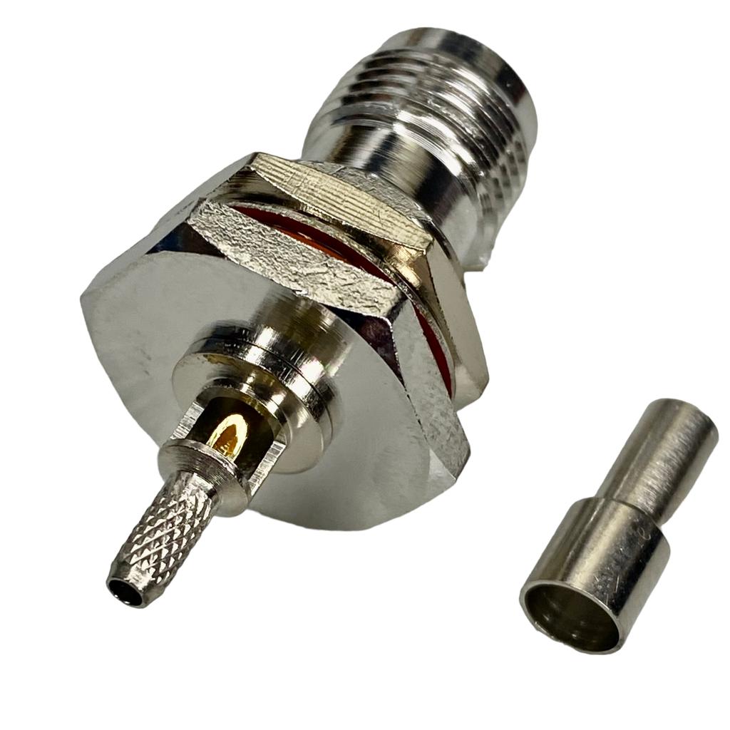 TNC BHF socket connector for RG174 cable