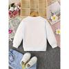 Kids Sweatshirt, Cute Print Pattern Spring Lightweight Round Neck Sweatshirt,Soft Cotton Sweatshirt