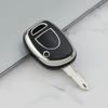 Car Key Cover Case Shell Fob NO Chip Key Protection Keyless Keychain TPU For Renault Twingo Clio Kangoo Master Accessories