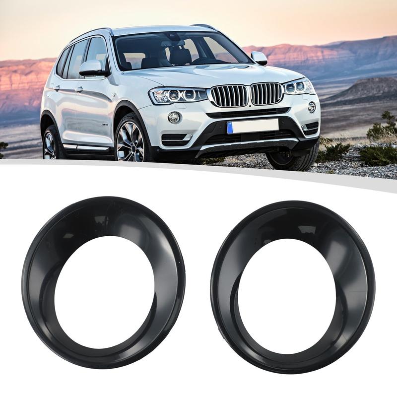 

2PCS Fog Lamp Trim Protective Cover Left & Right Fog Light Trim Frame Hood For BMW X3 E83 LCI 2007-2010 51113423790 51113423790