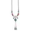 Retro Fashionable Ceramic Necklace Light Luxury Adjustable Necklace  Fashion Wear