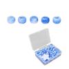 Pony Beads Kit Candy Color DIY Jewelry Making Beads Hair Beads for Bracelet Necklace Crafts MakingBlue