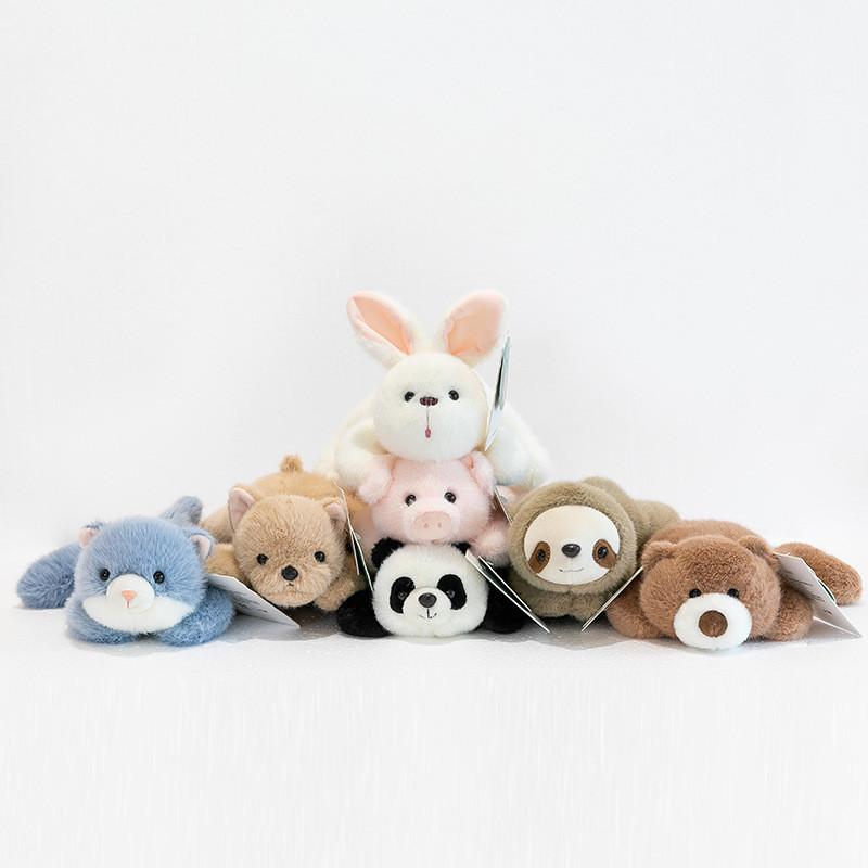 Lying Soft Animal Plush Toy Panda Pig Bear Stuffed Doll Decoration Child Gift