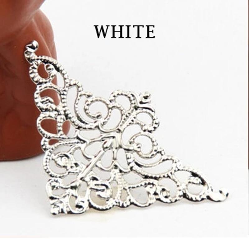 

8 шт. Мебельная фурнитура Декорация Кованое железо Декорация Уголок Антикварная Деревянная Коробка Ножка Протектор Ноутбук Декорация Co