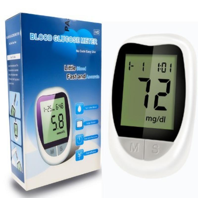 Blood glucose meter Household blood glucose detector measures hyperglycemia Medical blood glucose meter Tester set Fully automatic