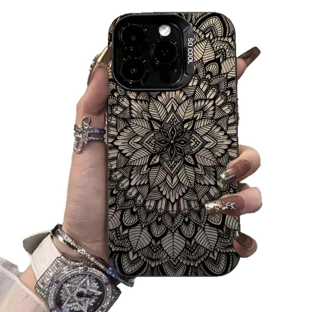 Retro Pattern iPhone Case for 17 Air, 16 Pro Max, 15 Pro, 14 Creative
