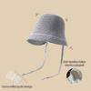 Women's Wide-Brim Straw Hat Summer Breathable Windproof Strap Bucket Cap Ladies Girl Beach Travel Foldable Sunshade Hats