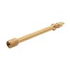 Brass Auto Tire Valve Stem Extension Pole Caps Extender Straight Bore 100/140/200 MM