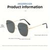 Unisex Geometric Metal Frame Vintage Street Style Boho Sunglasses UV400 For Outdoor Daily Life Vacation Accessories with Case