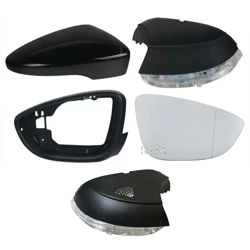 Car Rear Heated Blind Spot Mirror Glass Cover Frame Turn Signal Light Bottom EU for VW Passat B7 CC Beetle Scirocco Jetta Mk6