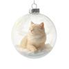 Cat Crystal Ball Ornament Cat Ornament Solid Color Ball DIY Year Creative Replacement Caps Acrylic New Christmas Pendant Ba R4Z6