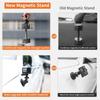 Aluminum Alloy Magnetic Base Camera Stand 360 Degree Adjustable Ball Head Universal 1/4 Screw For Desktop Car Mount