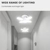 E27 Fan Shape Foldable LED Bulb AC85-265V 170V-265V Deformation For Home Ceiling Lights Warehouse And Garage White Light Bulb