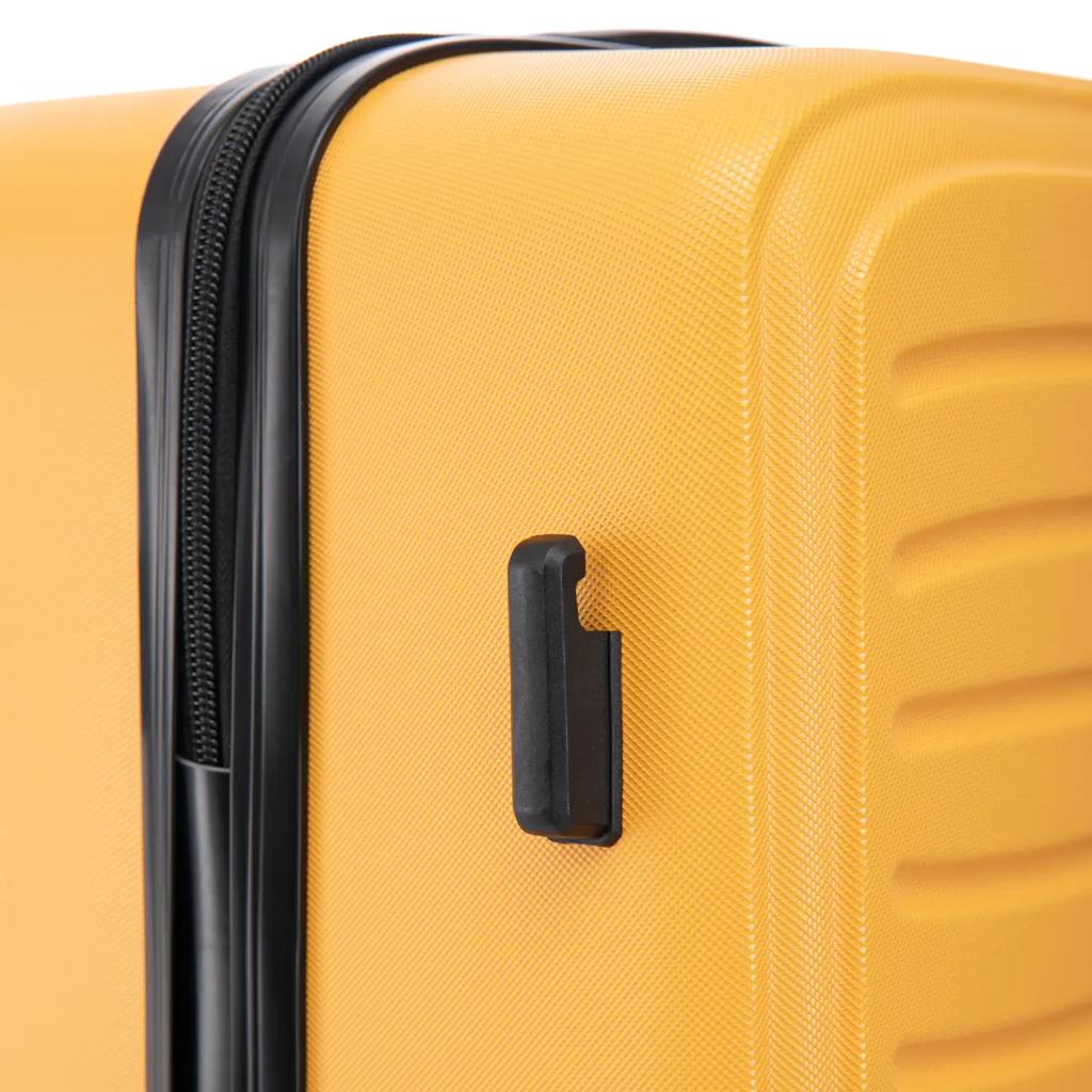 Set of 3 Wings Abs+ Coot Yellow suitcases