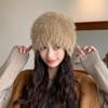 Autumn Winter Velvet Hat Women's Outdoor Coldproof Warm Ear Protection Cap Knitted Hat
