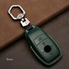 Genuine Leather Car Key Case Cover for Mercedes-Benz W203 W210 W211 Amg W204 C E S Cls Clk Cla Slk Classe Smart Car Keychain