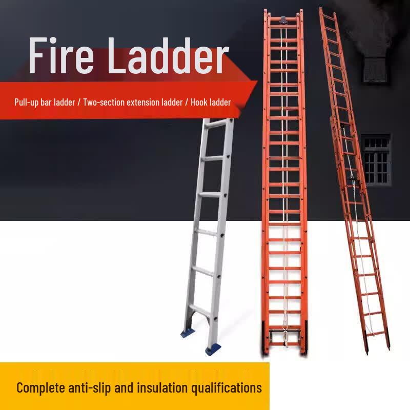 Minggu 3-Meter Bamboo Fire Escape Ladder