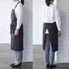 Seven Uniform Chest Apron, CT2362, Anti-Static, for Kitchens, Restaurants, and Cafes, Light Gray, Size 7, Free Size