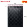 10Pcs Durable Soft Bubble Mailers Waterproof 11/15/18cm Shipping Bags Pearlescent Film Self Sealing Black Foam Envelope