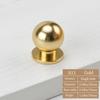 Gold Cupboard Knob Round Drawer Door Handle Simple Cabinet Drawer Knob  for Home