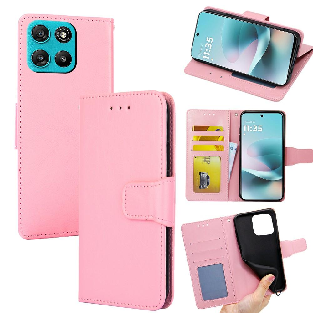 For Motorola Moto G67 Power 5G Case Wallet PU Leather + TPU Folding Stand Phone Cover