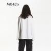 MO&Co. Cotton Hemp Speckled Print Long Sleeve T-shirt