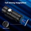 Mini Torch LED Rechargeable Flashlight High Power Camping LED Torch with Tail Magnet Camping Fishing Lantern Hat Clip Light