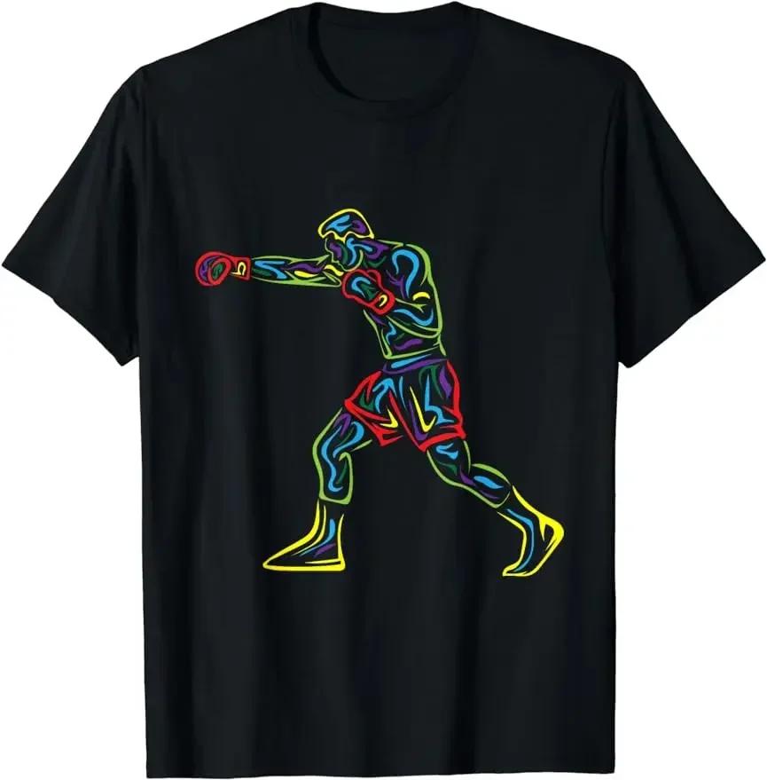 Boxing Lover Gym Boxer Kickboxing Kickboxer Enthusiast T-Shirt Unisex Style Shirts for Clothing Tees Custom Printed TShirt
