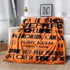 RAP Kendrick-Lamar Poster Printed Blanket, Fashion Throw Blankets,for Sofa Bed Office Car, Brithday Gift,Decke