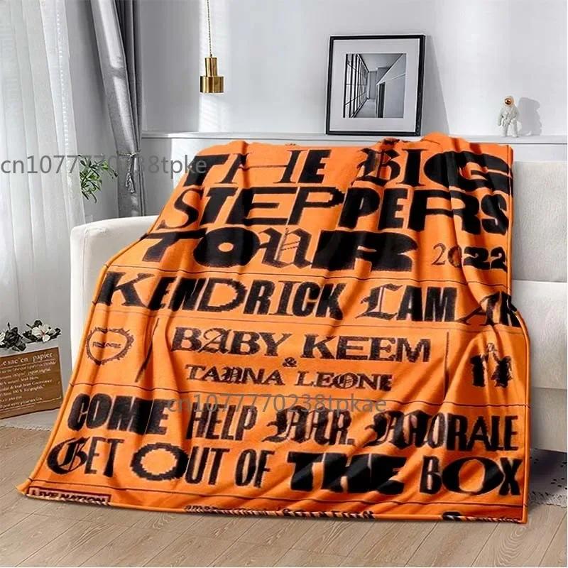 RAP Kendrick-Lamar Poster Printed Blanket, Fashion Throw Blankets,for Sofa Bed Office Car, Brithday Gift,Decke
